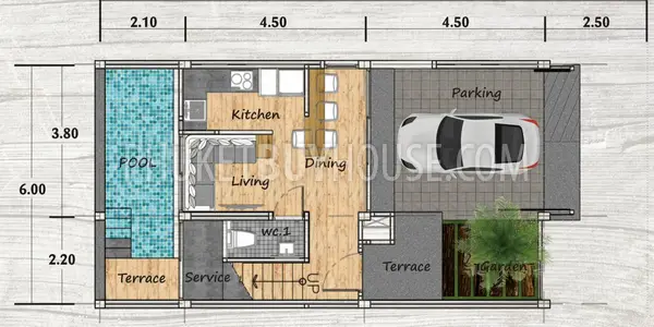 NAI5668: New project of 2 Bedroom Villas from reliable company in the south of Phuket. Photo #7