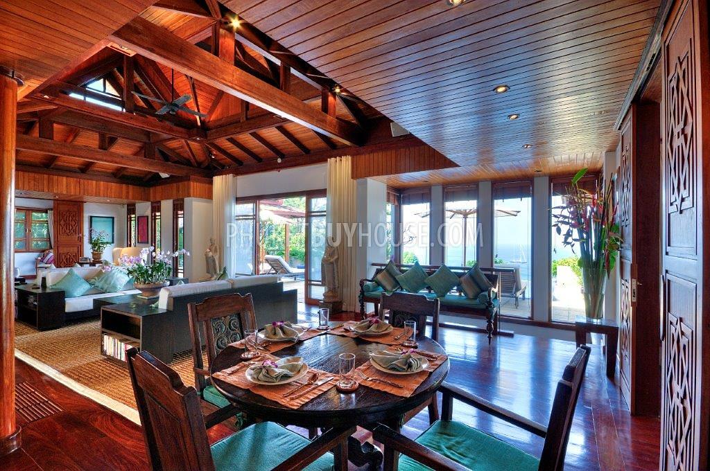 SUR5685: Stunning 5 Bedroom Villa With Sea View, Surin Beach. Photo #15