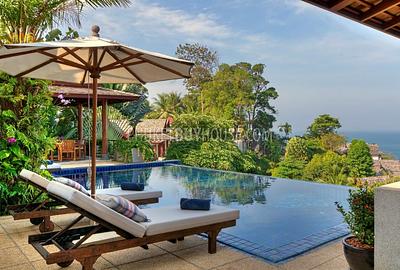SUR5685: Stunning 5 Bedroom Villa With Sea View, Surin Beach. Photo #20