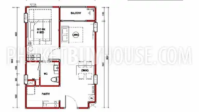 SUR5734: One-Bedroom Seaside Apartment in Surin. Fotoğraf #6