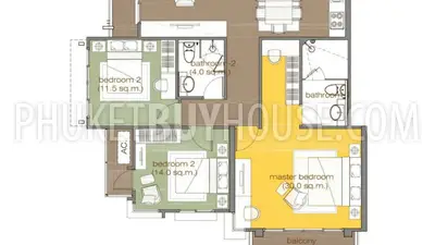 KAM5745: Cozy Apartment in the village of Kamala. Photo #2
