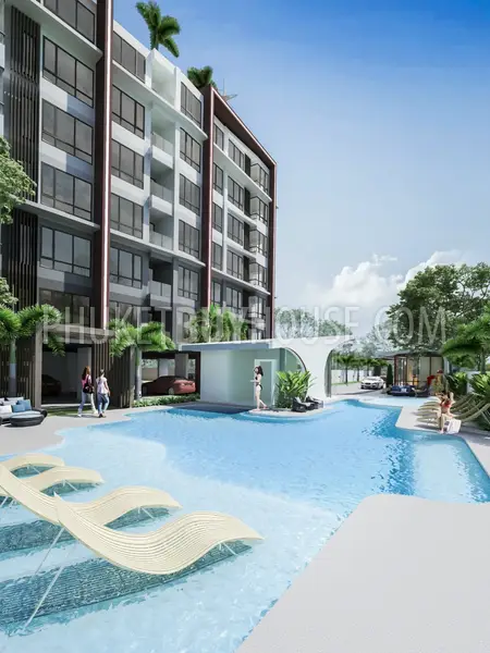 BAN5752: Magnificent 1 Bedroom Apartment with Sea side in Bang Tao. Fotoğraf #1