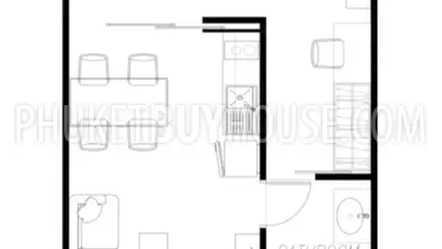 BAN5752: Magnificent 1 Bedroom Apartment with Sea side in Bang Tao. Fotoğraf #7
