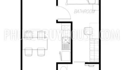 BAN5752: Magnificent 1 Bedroom Apartment with Sea side in Bang Tao. Fotoğraf #8