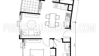 BAN5753: Spectacular 2-Bedroom Apartment in a premium location in Bang Tao Beach. Fotoğraf #8