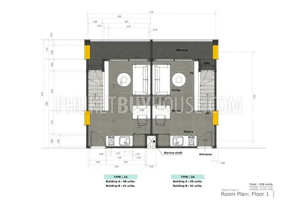 NAI5754: Fantastic Loft Apartment in Nai Harn. Photo #11