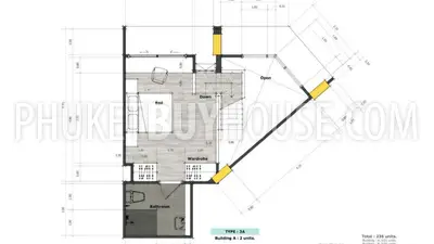 NAI5756: Loft style Apartment close to NaiHarn beach. Fotoğraf #7