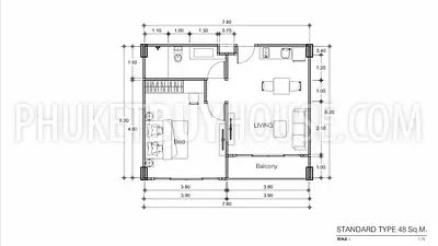 PHU5758: Stunning Apartment in a Central location at Phuket. Fotoğraf #1