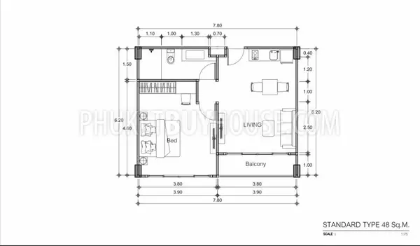 PHU5758: Stunning Apartment in a Central location at Phuket. Fotoğraf #1