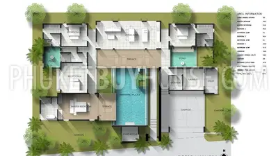 BAN5787: Fantastic 4- Bedroom Villa in Bang Tao. Fotoğraf #12