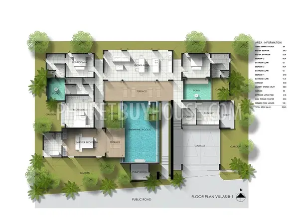 BAN5787: Fantastic 4- Bedroom Villa in Bang Tao. Fotoğraf #12