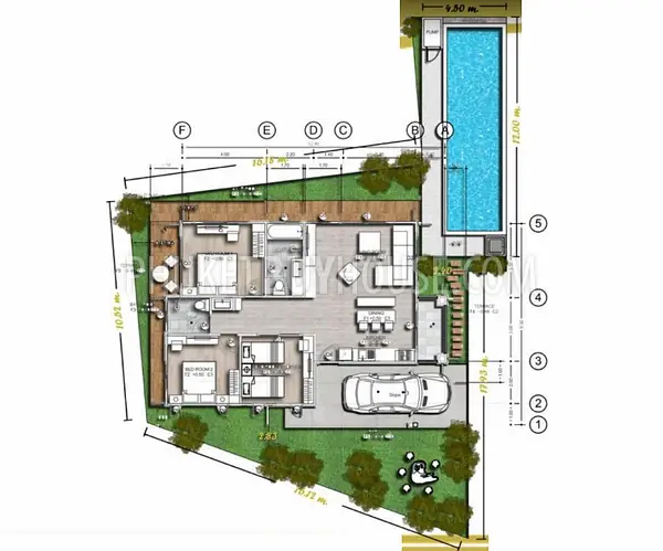 KAM5772: Marvelous Three-Bedroom Villa with Private Pool in Kamala. Photo #11