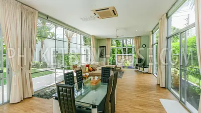 TAL5871: 3 Bedroom Villa with Tropical Garden in Talang. Photo #1