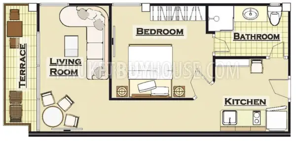 NAI5843: Modern 1 Bedroom Apartment in walking distance from Nai Harn Beach. Photo #5