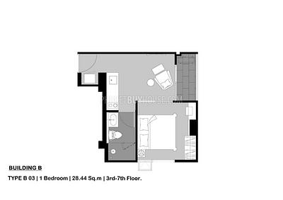 PAT5945: Fully furniture Apartment at Modern Condominium in Patong. Photo #20