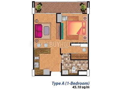 RAW5956: Cozy 1 Bedroom Apartment in Rawai Beach. Photo #1
