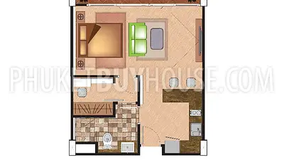 RAW5956: Cozy 1 Bedroom Apartment in Rawai Beach. Photo #2