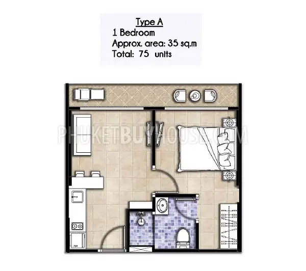 NAI5965: 1 Bedroom Apartment at Brand-New Condominium in Nai Harn. Photo #13