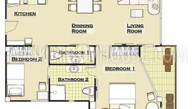 NAI5966: Apartment with 2 Bedroom near Naiharn Beach. 照片 #1