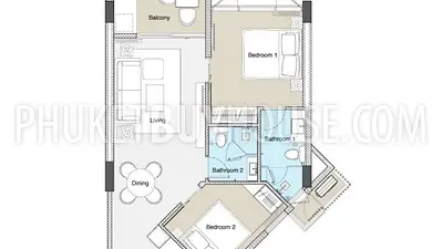 BAN5936: Apartment at New Project in Bang Tao. Fotoğraf #19
