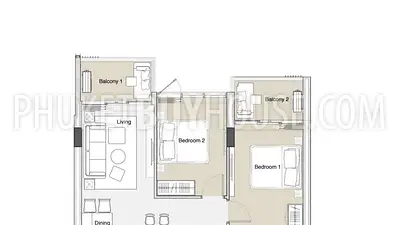 BAN5936: Apartment at New Project in Bang Tao. Fotoğraf #21