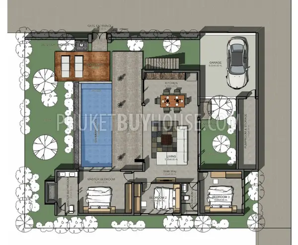 CHE5990: Unique Villa with private Pool at new Residence. Fotoğraf #2