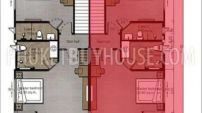 KAM5994: New Project with 3 Bedroom Townhouse in Kamala. Photo #25