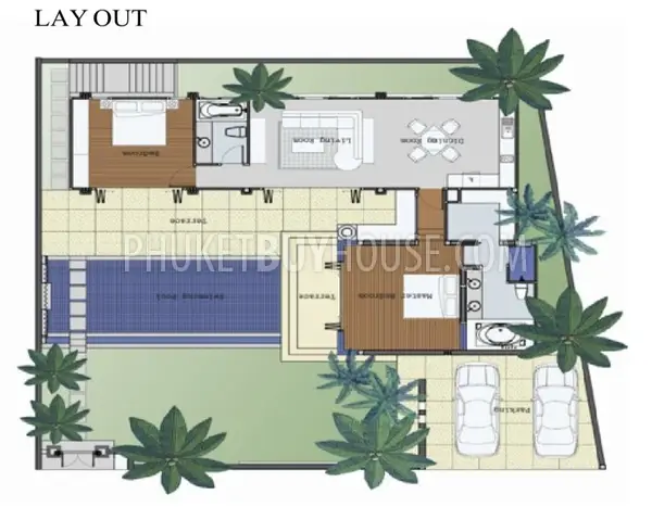 RAW6007: Asian style Villa with private Pool in Rawai. Фото #54