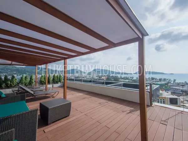 PAT6049: Comfortable Penthouse with amazing Sea view in Patong. Photo #15
