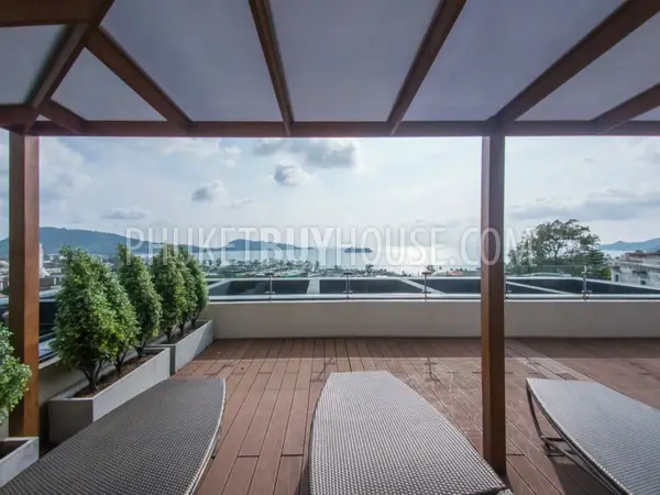 PAT6049: Comfortable Penthouse with amazing Sea view in Patong. Photo #16