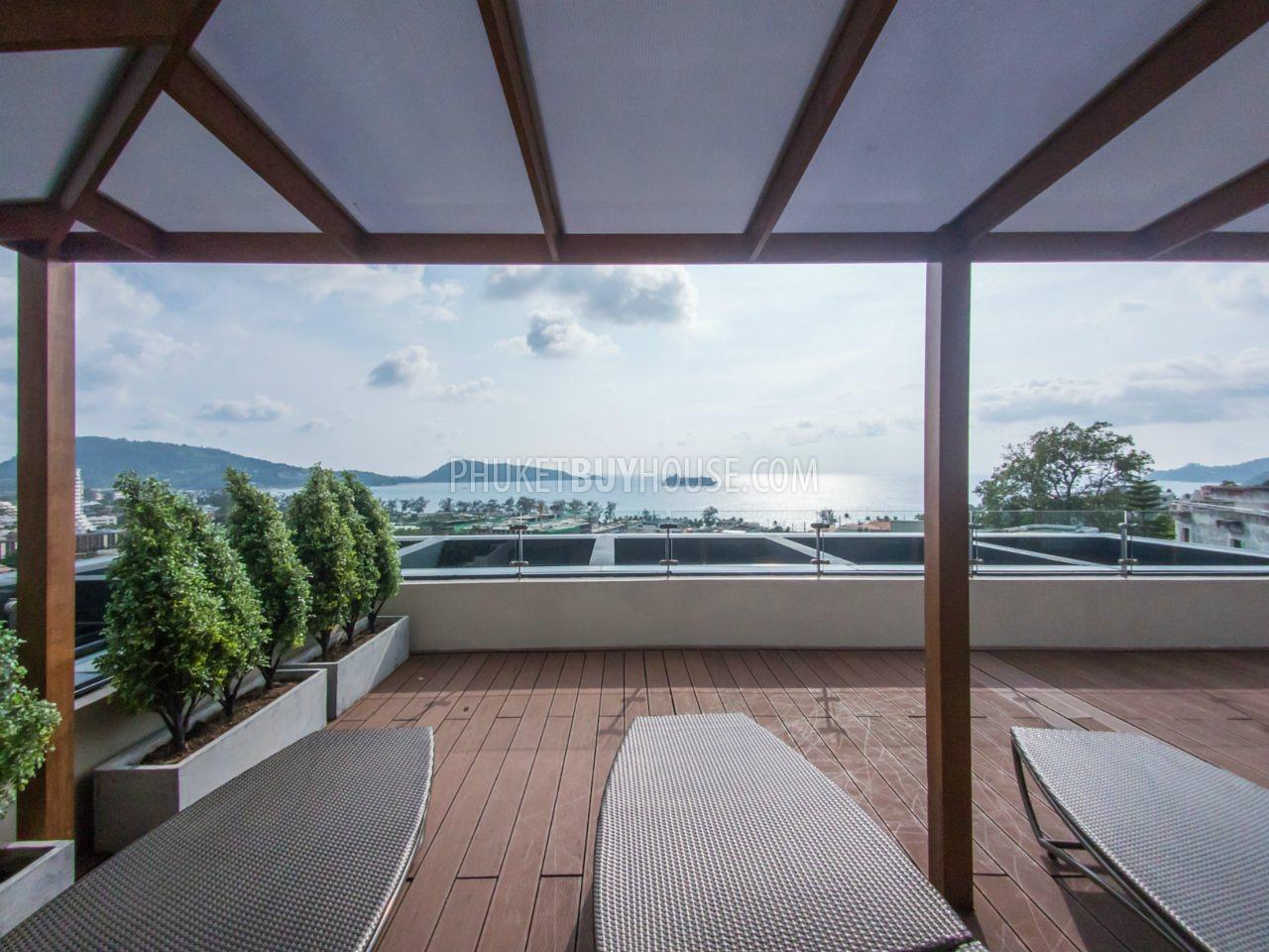 PAT6049: Comfortable Penthouse with amazing Sea view in Patong. Photo #16