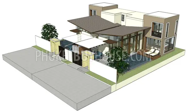 CHE6059: Brand New Villas at Quiet Small Village in Cherng Talay. Fotoğraf #6
