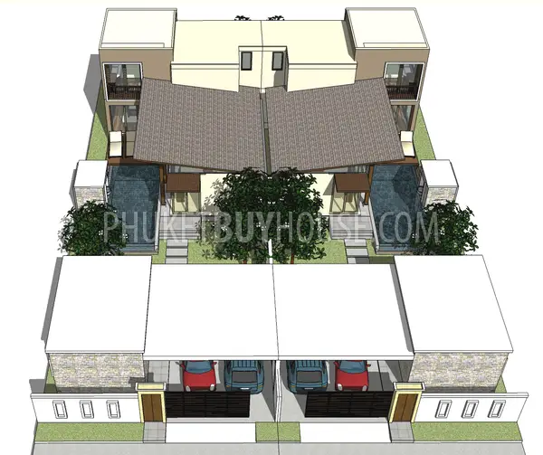 CHE6059: Brand New Villas at Quiet Small Village in Cherng Talay. Fotoğraf #10