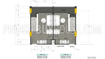 NAI6038: Nice Apartment with 1 Bedroom in Nai Harn. Photo #1