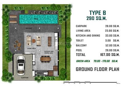 BAN6086: 3 Bedroom Villa with Private Pool in Bang Tao. Фото #3