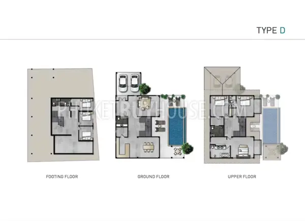 CHA6100: Private pool Villa with Asian modern Loft style interiors. Photo #5