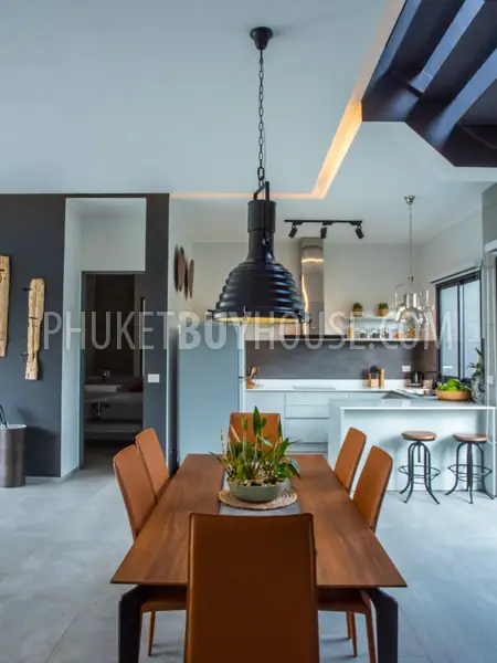 CHA6100: Private pool Villa with Asian modern Loft style interiors. Photo #15