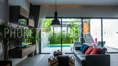 CHA6100: Private pool Villa with Asian modern Loft style interiors. Photo #26