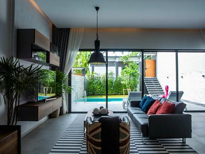 CHA6100: Private pool Villa with Asian modern Loft style interiors. Photo #26