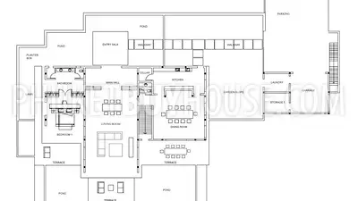 CAP6101: Luxury 6-bedroom Villa with a private Beach on its front and Panoramic Sea View  . Photo #5