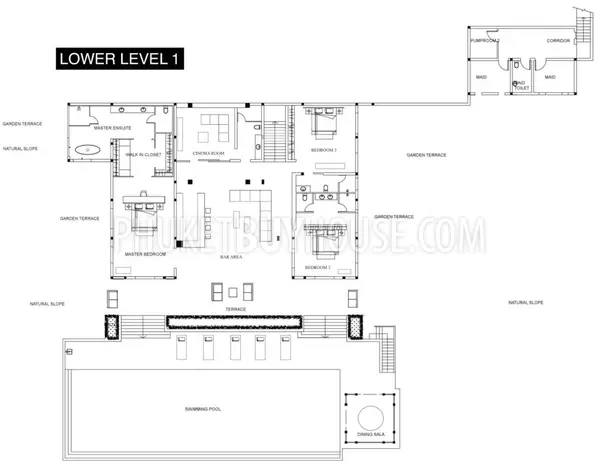 CAP6101: Luxury 6-bedroom Villa with a private Beach on its front and Panoramic Sea View
. Fotoğraf #6