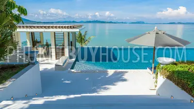 CAP6101: Luxury 6-bedroom Villa with a private Beach on its front and Panoramic Sea View  . Photo #10