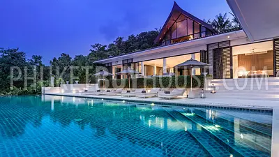 CAP6101: Luxury 6-bedroom Villa with a private Beach on its front and Panoramic Sea View  . Photo #13
