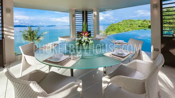 CAP6101: Luxury 6-bedroom Villa with a private Beach on its front and Panoramic Sea View
. Fotoğraf #17