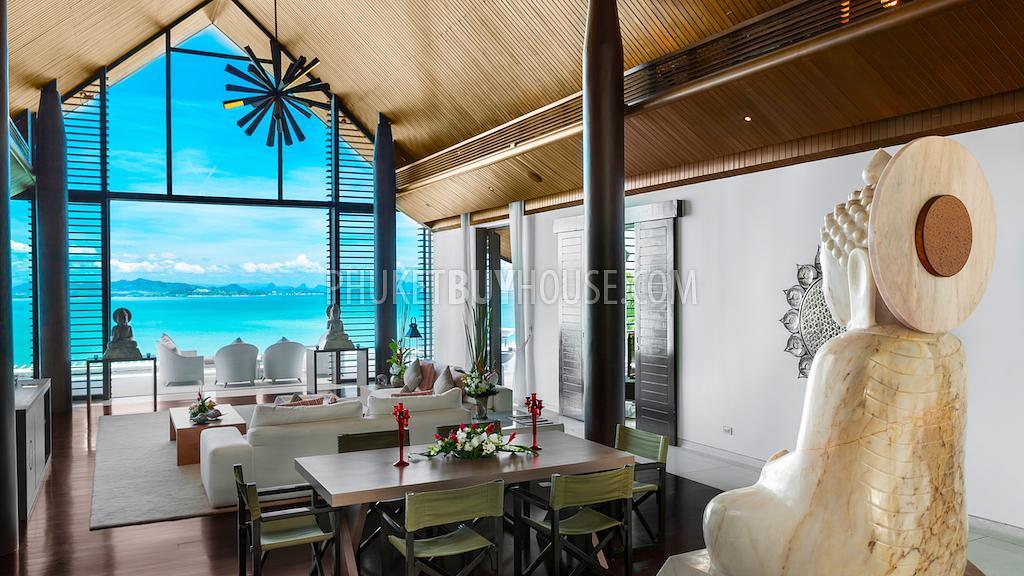 CAP6101: Luxury 6-bedroom Villa with a private Beach on its front and Panoramic Sea View  . Фото #26