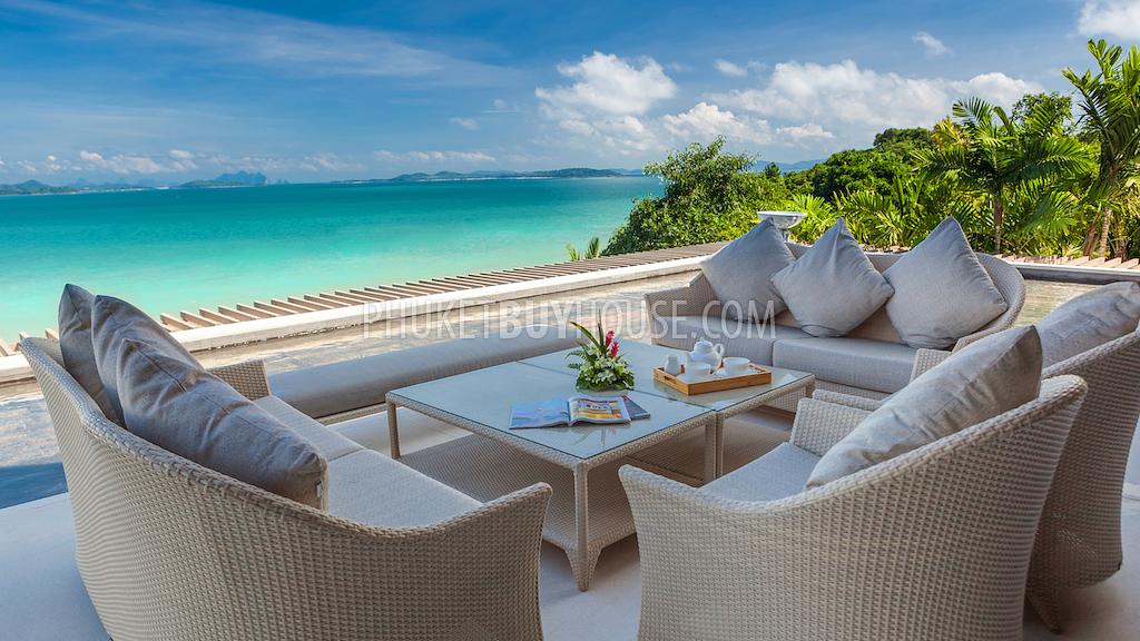 CAP6101: Luxury 6-bedroom Villa with a private Beach on its front and Panoramic Sea View  . Фото #28