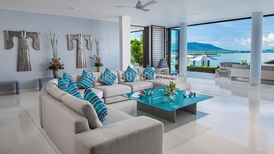 CAP6101: Luxury 6-bedroom Villa with a private Beach on its front and Panoramic Sea View  . Фото #48