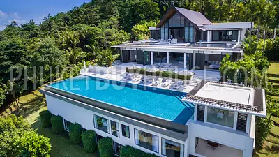 CAP6101: Luxury 6-bedroom Villa with a private Beach on its front and Panoramic Sea View  . Photo #51