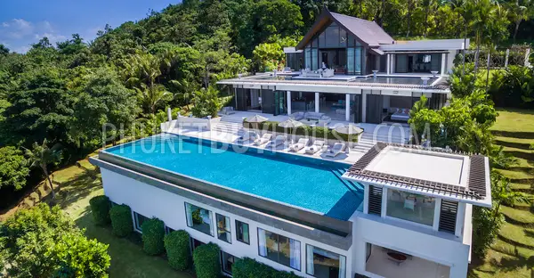 CAP6101: Luxury 6-bedroom Villa with a private Beach on its front and Panoramic Sea View
. Fotoğraf #51