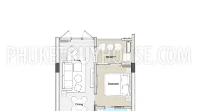 BAN6097: Cozy 1 Bedroom Apartment in Laguna area. Fotoğraf #8